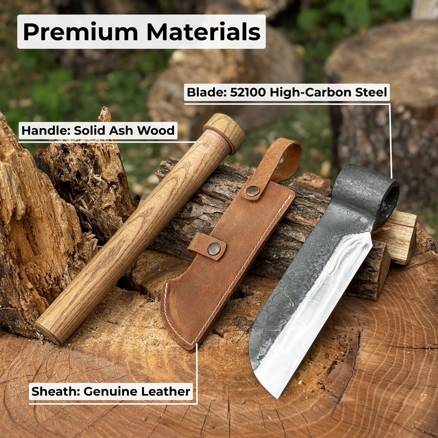 Hand-Forged Splitting Froe, Blade - 15.5 cm (6.1 inches) - Norfolk Wood Shop