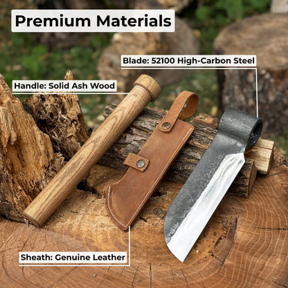 Hand-Forged Splitting Froe, Blade - 15.5 cm (6.1 inches) - Norfolk Wood Shop