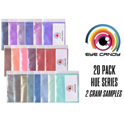 15 & 20 Color Hues Series Pigment Powder Variety Pack