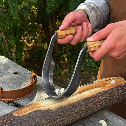 Inshave (Half-Rounded Drawknife), 13 cm (5.1 inches)