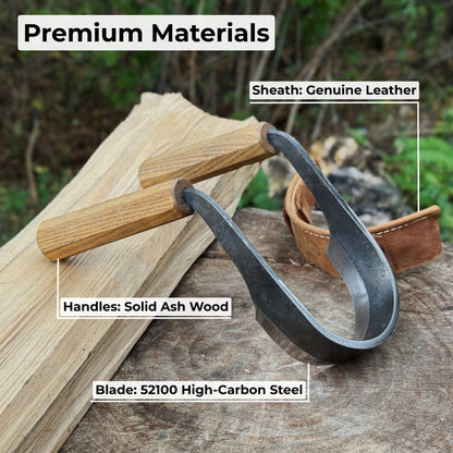 Inshave (Half-Rounded Drawknife), 9.5 cm (3.7 inches)