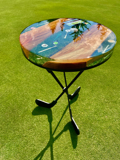 deep pour epoxy golf table