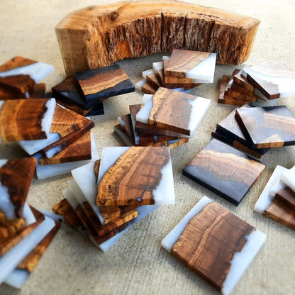 Epoxy coasters with FlowCast resin