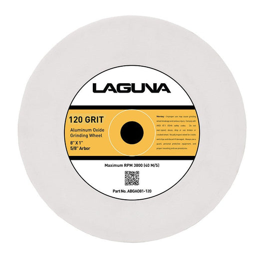 Laguna 120 Grit Aluminum Oxide Grinding Wheel - Norfolk Wood Shop