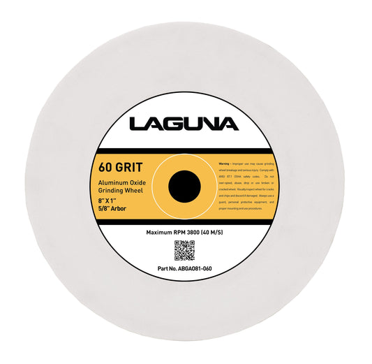 Laguna 60 Grit Aluminum Oxide Grinding Wheel - Norfolk Wood Shop