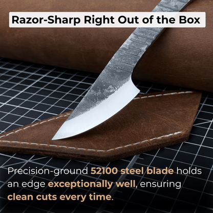 Marking Knife Kiridashi with Rounded Blade, 5,5 cm (2.17 inches)