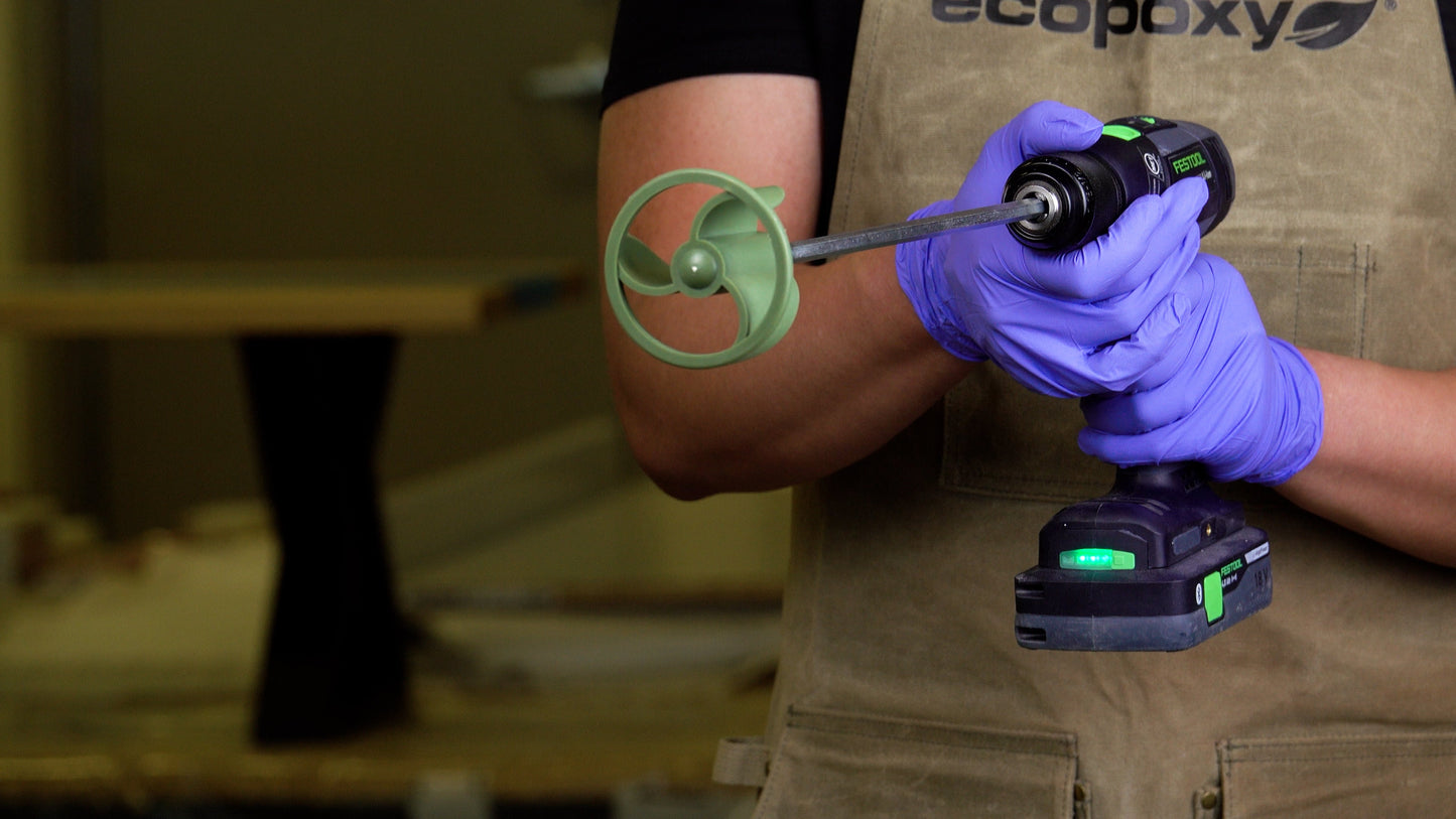 epoxy mixer drill attachment