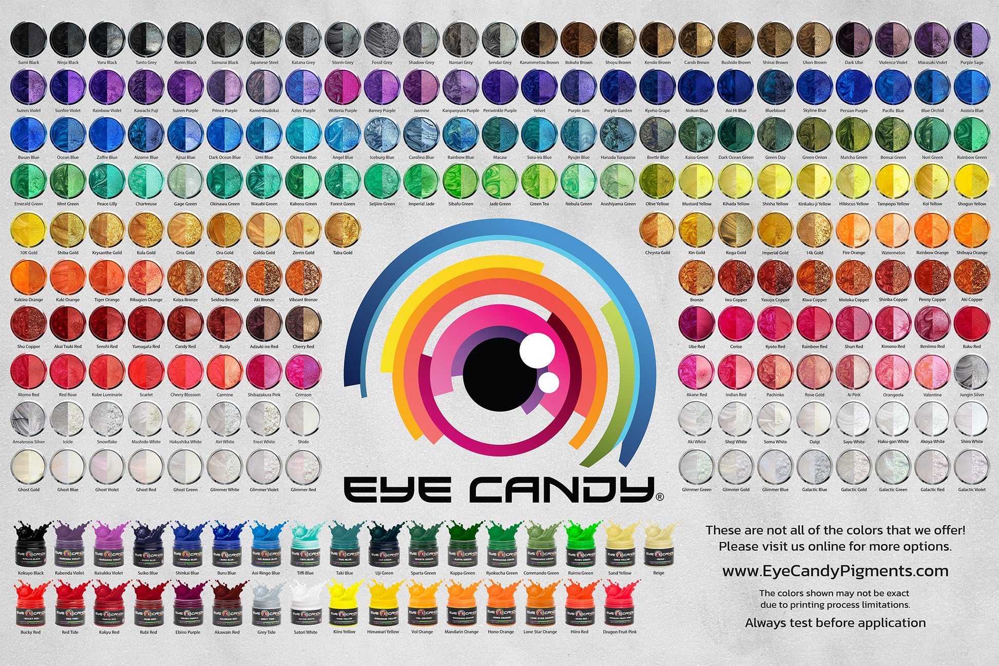 Color Chart Poster - 3' x 2' - Dec '25 - Norfolk Wood Shop