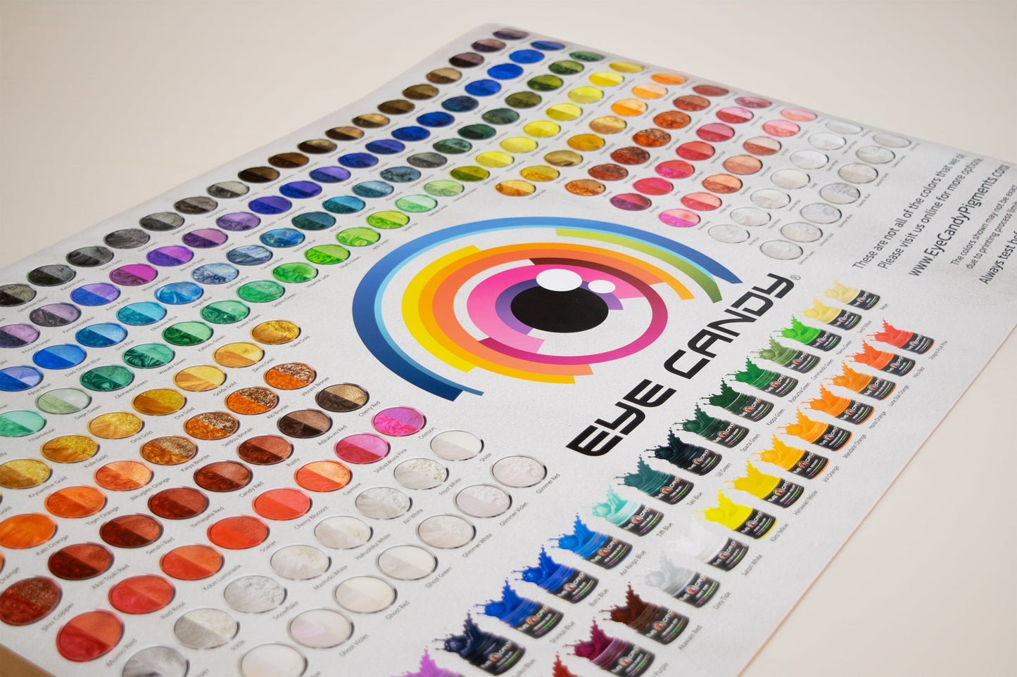 Color Chart Poster - 3' x 2' - Dec '25 - Norfolk Wood Shop