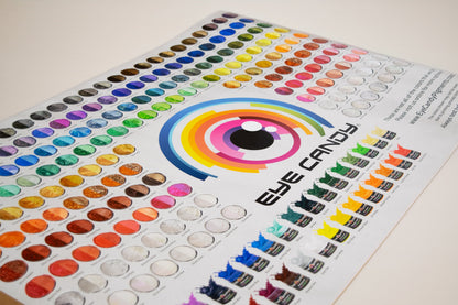 Color Chart Poster - 3' x 2' - Dec '25 - Norfolk Wood Shop