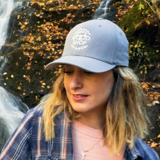 Norfolk Wood Shop Flexfit Hat – Small/Medium (S/M) Fitted Workshop Cap - Flexfit NWS Hats size S/M
