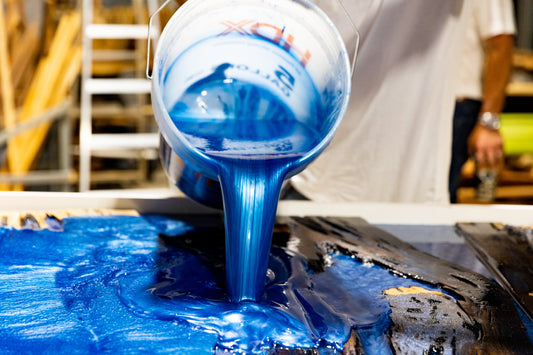 deep pour colored epoxy