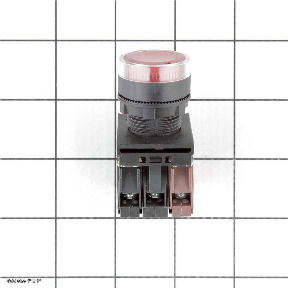STOP BUTTON NHD AC220V 23MM RED