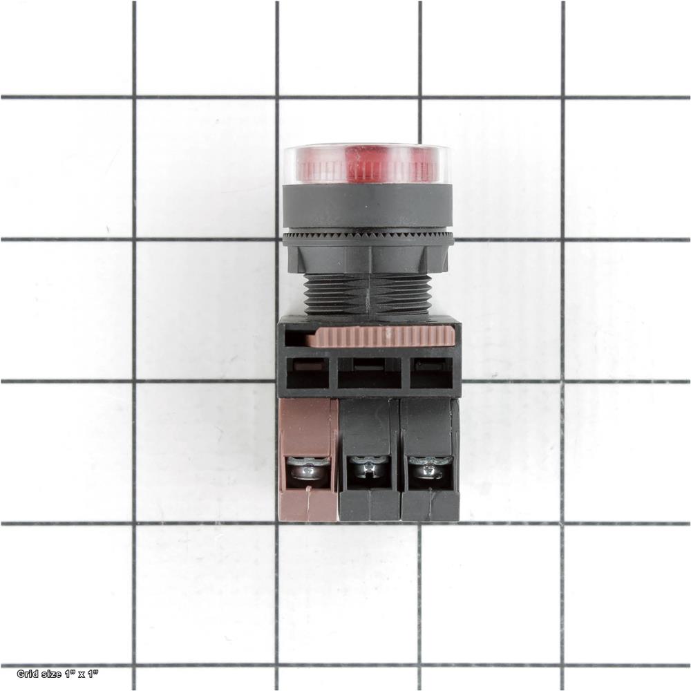 STOP BUTTON NHD AC220V 23MM RED