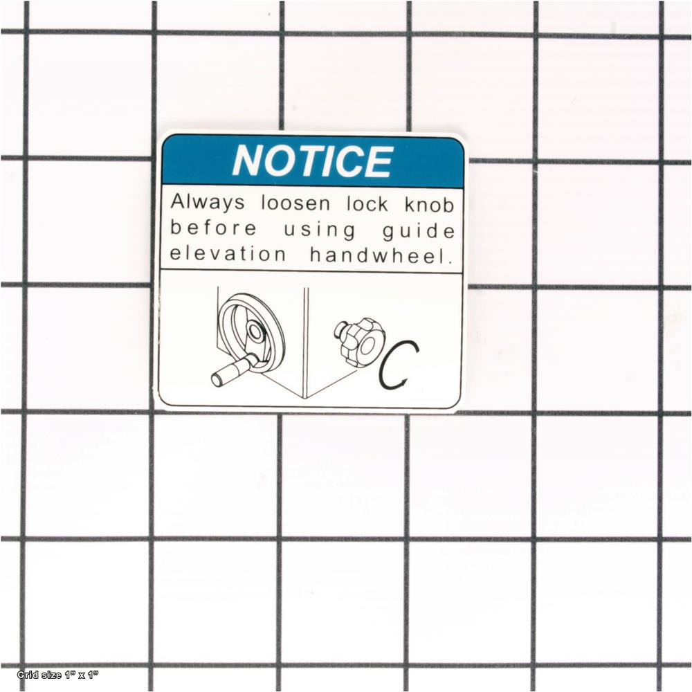 GUIDE POST LOCK LABEL