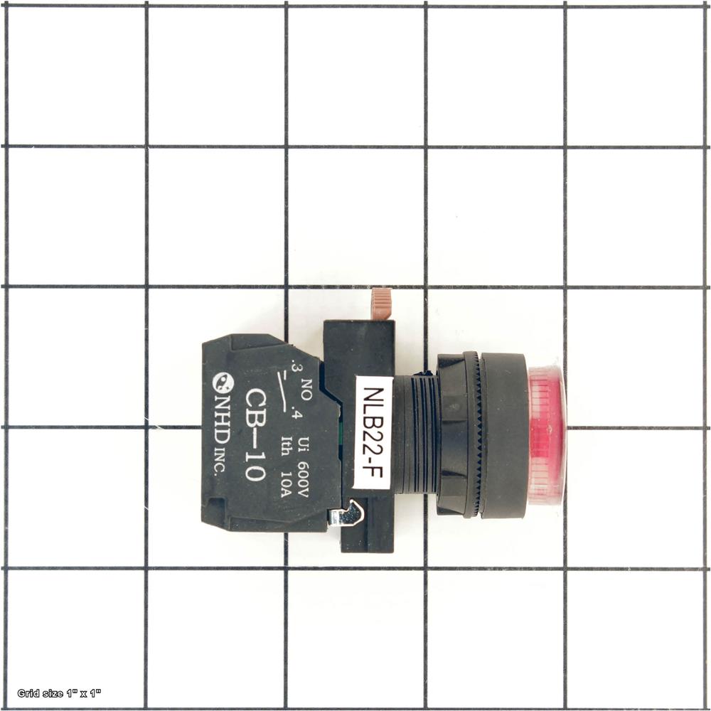 STOP BUTTON NHD NLB22-F11RI AC220V RED