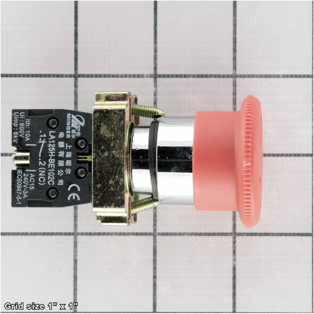 E-STOP BUTTON MINGER LA125H-BE1022