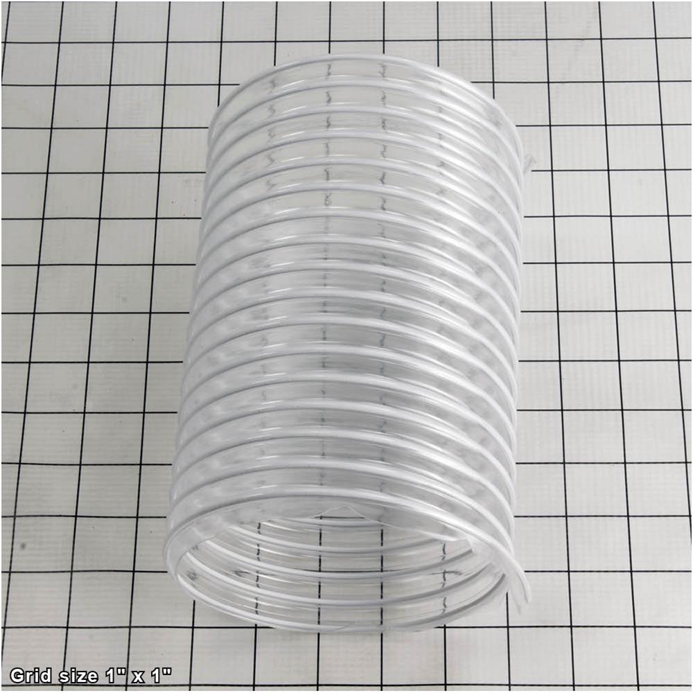 DUST HOSE CLEAR 5" X 10"