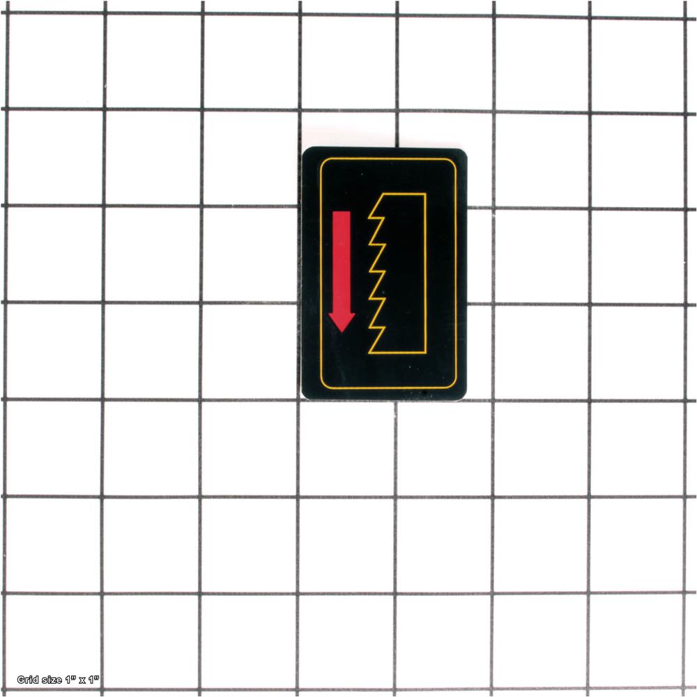 BLADE DIRECTION LABEL