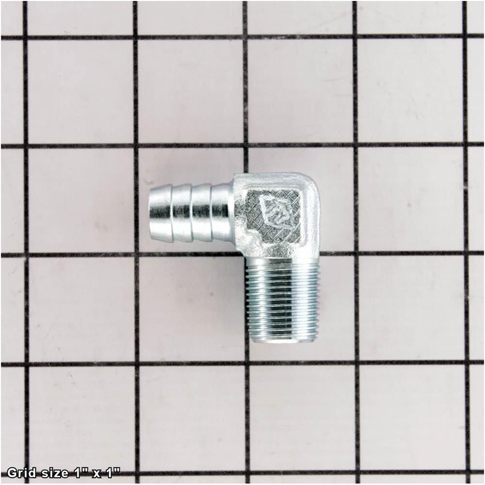 HOSE FITTING 3/8 X 1/2 NPT, ELBOW
