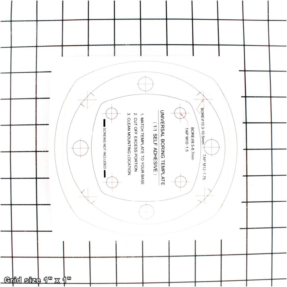 MOUNTING TEMPLATE STICKER