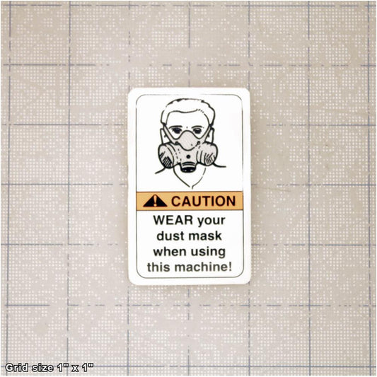 DUST MASK LABEL