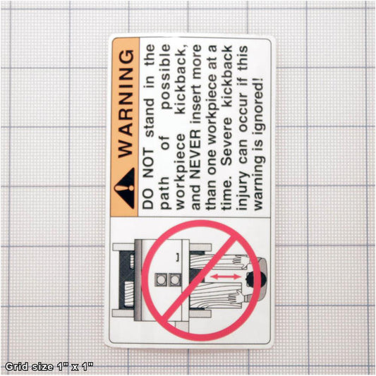 DO NOT STAND LABEL