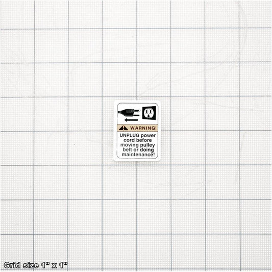 UNPLUG MACHINE LABEL