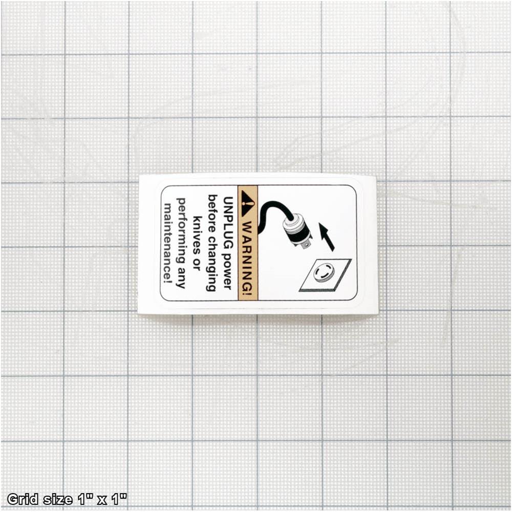 UNPLUG POWER LABEL