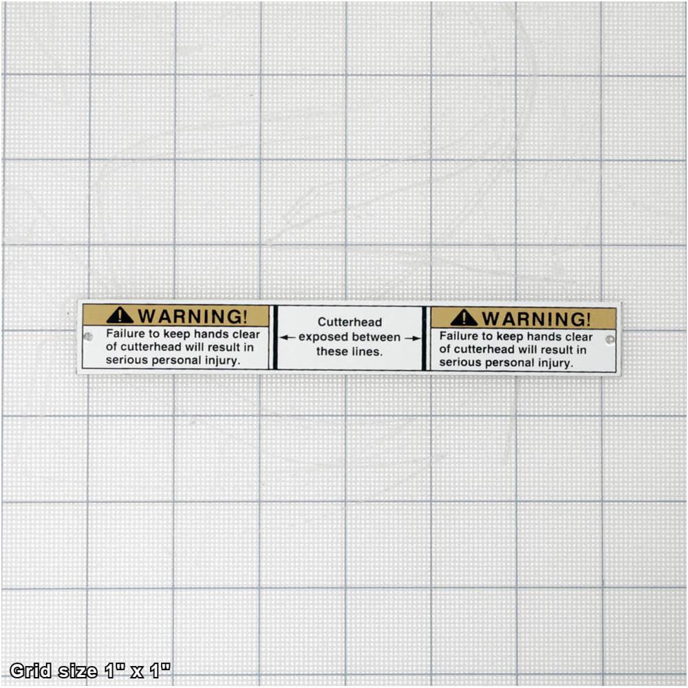FENCE WARNING LABEL