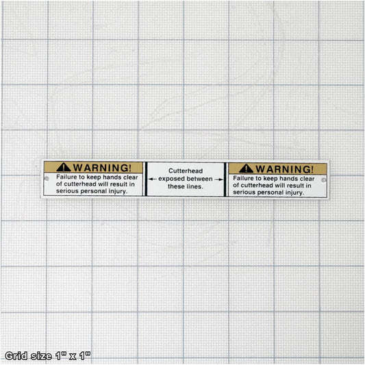 FENCE WARNING LABEL