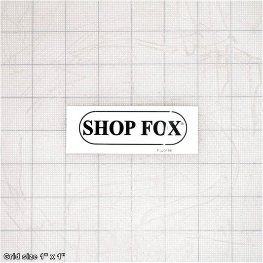 SHOP FOX LOGO LABEL