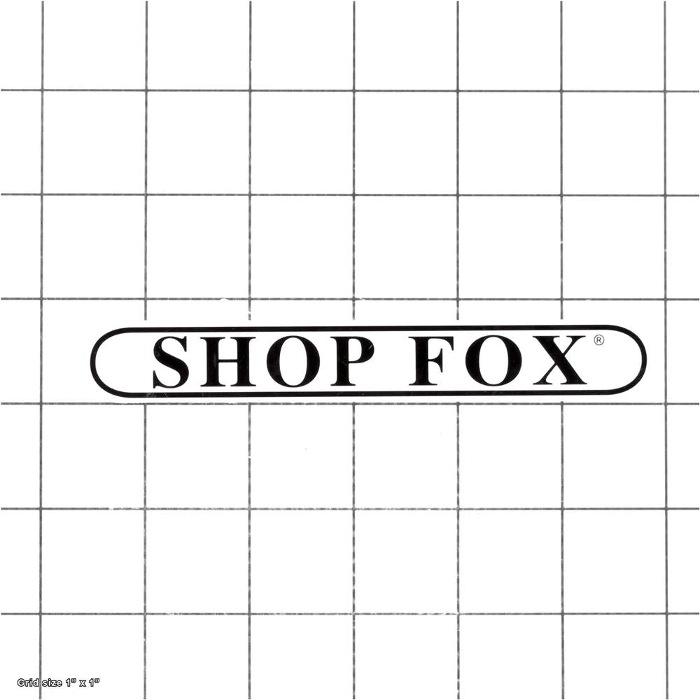 SHOP FOX LOGO LABEL