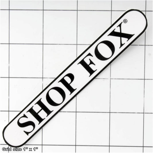 SHOP FOX LABEL