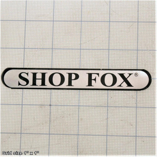 SHOP FOX LOGO STICKER