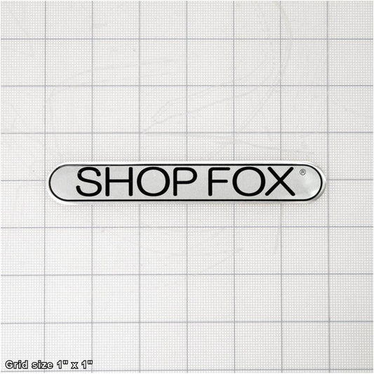 SHOP FOX LOGO LABEL