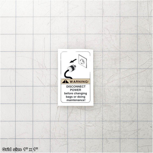 UNPLUG LATHE LABEL