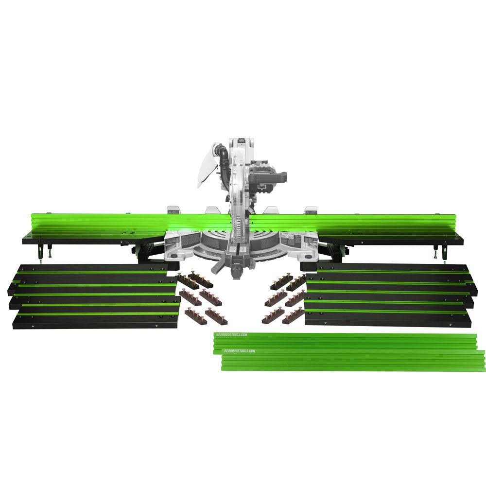 EZ-Wings™ BIG ASS UNIT 16' Miter Saw Station - Norfolk Wood Shop