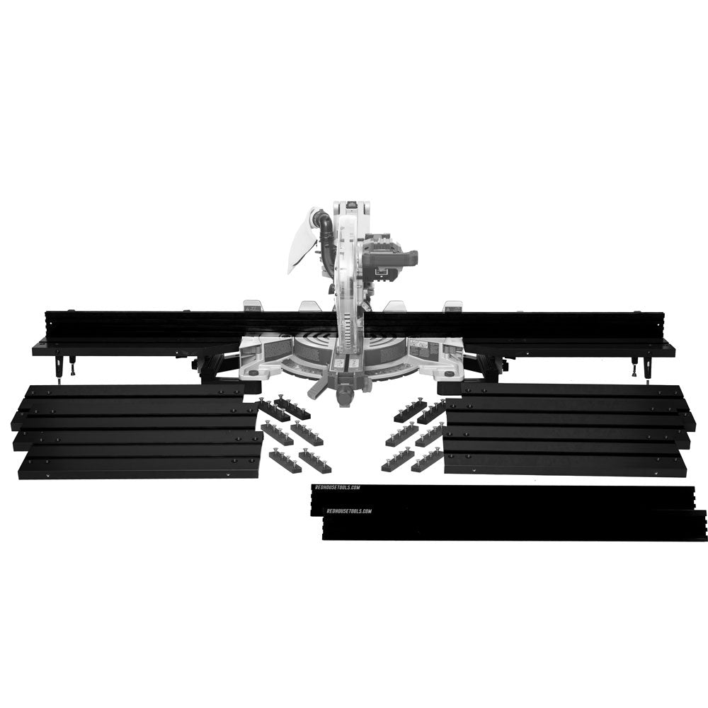 EZ-Wings™ BIG ASS UNIT 16' Miter Saw Station - Norfolk Wood Shop