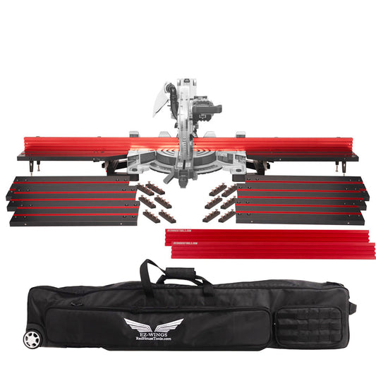 EZ-Wings™ BIG ASS UNIT 16' Miter Saw Station - Norfolk Wood Shop