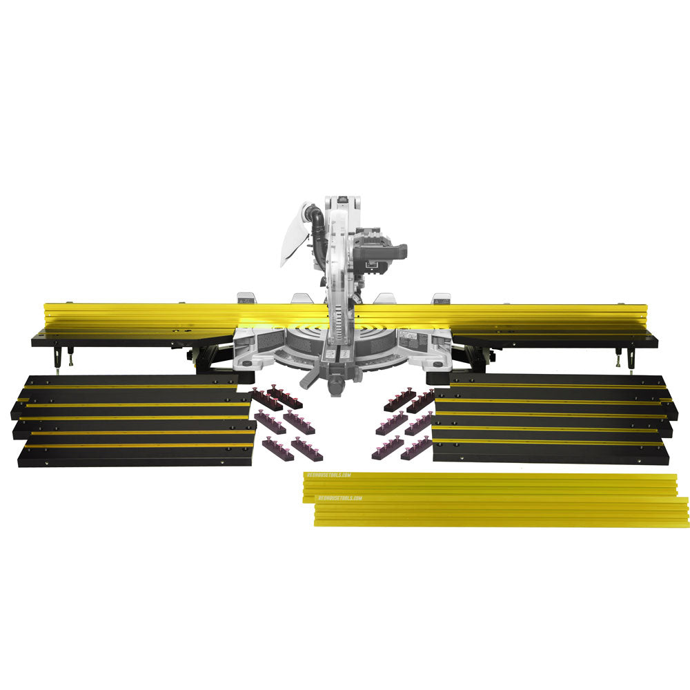 EZ-Wings™ BIG ASS UNIT 16' Miter Saw Station - Norfolk Wood Shop