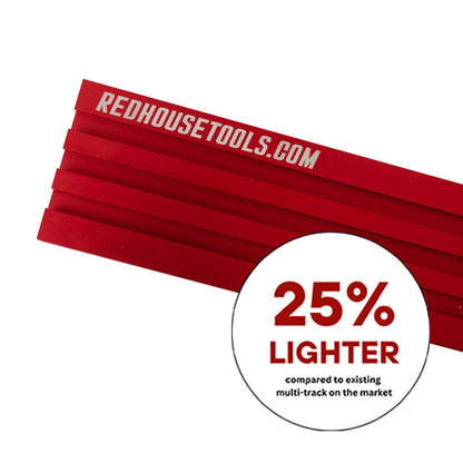 24" Universal Aluminum Woodworking Multi-T-track Rail/Fence (Single) - Choose Your Color - Norfolk Wood Shop
