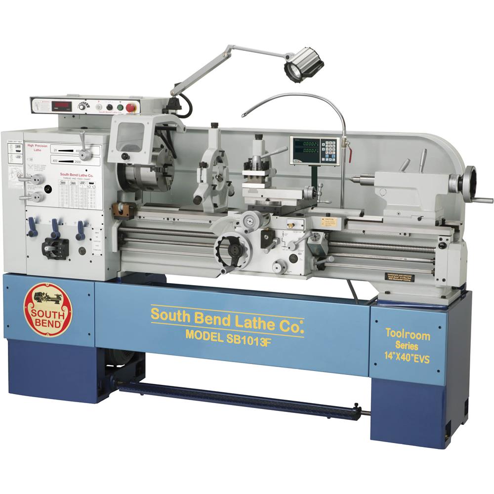 14" x 40" 440V Electronic Variable-Speed Toolroom Lathe with Fagor DRO