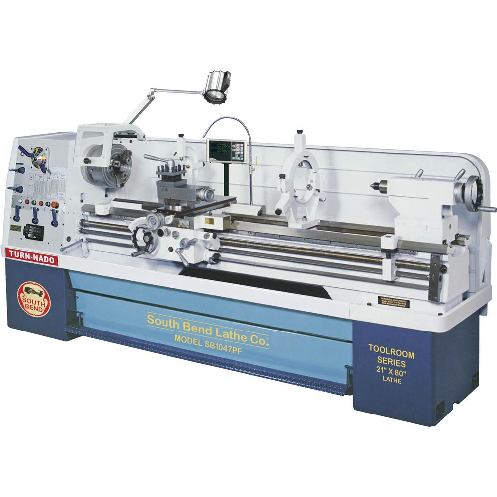 21" x 80" Turn-Nado Gearhead Lathe with DRO
