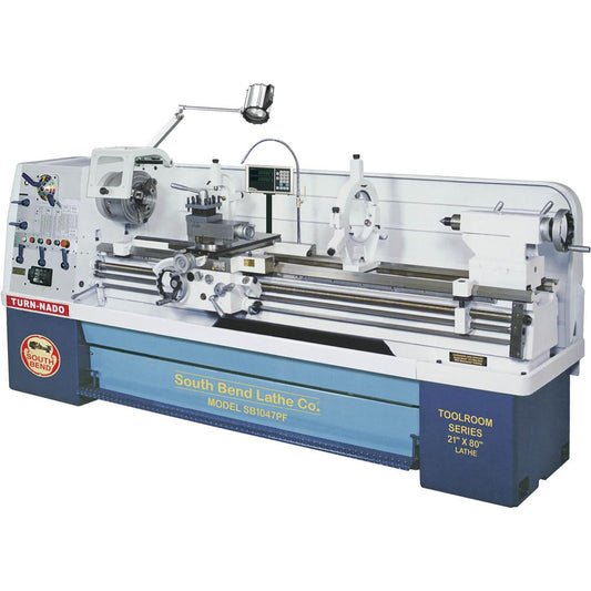 21" x 80" Turn-Nado Gearhead Lathe with DRO