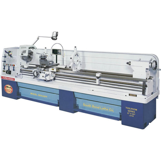 21" x 120" Turn-Nado Gearhead Lathe with DRO