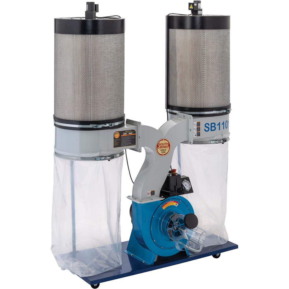 3 HP Double Canister Dust Collector
