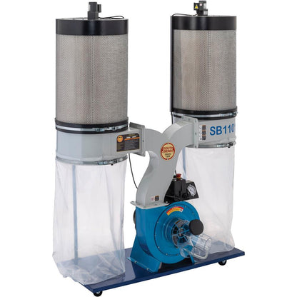 3 HP Double Canister Dust Collector