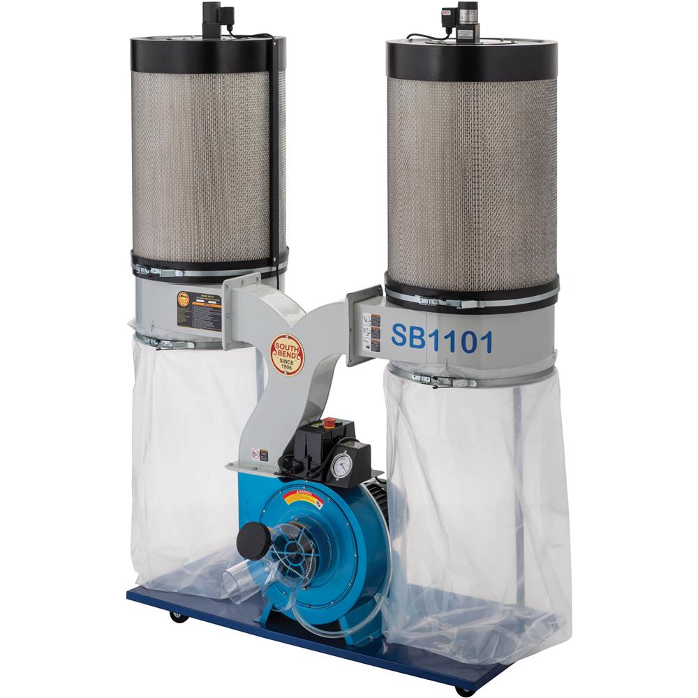 3 HP Double Canister Dust Collector