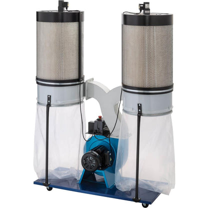 3 HP Double Canister Dust Collector